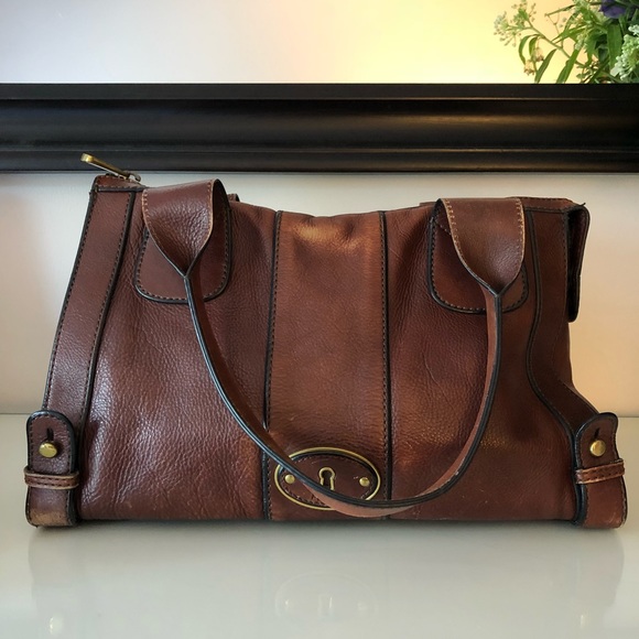 fossil vintage leather bag